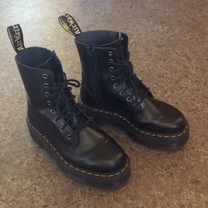 Doc Marten’s Jadon platform boots.